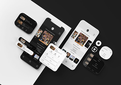 Foodoo - Mobile App Design app app design application application design brand branding design graphic graphic design logo mobile mobile design ui ux