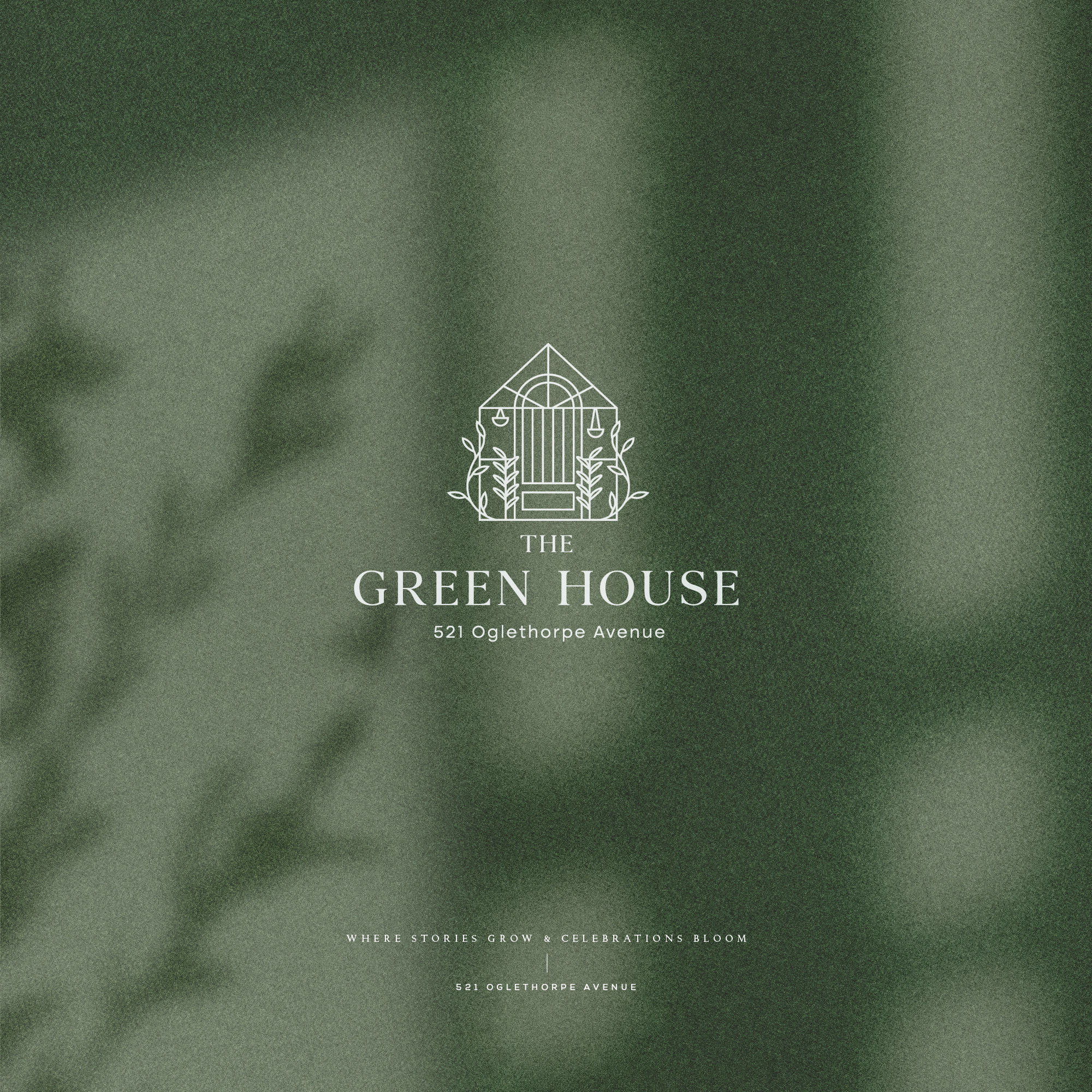 The Green House branding design graphic design graphicdesign illustration illustrator logo logo design vector wedding