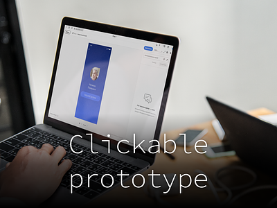 Clickable Prototype app design ui ux