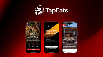 TapEats UI/UX Work ui