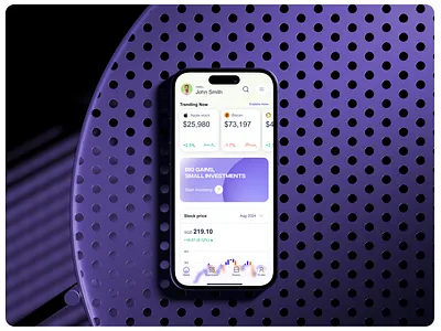 Maxprofit - Fintech Mobile App Design app branding design ui ux