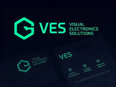 VES Logo & Branding Design – Visual Electronics Solutions brandidentity branding corporateidentity futuristiclogo hexagondesign logoconcept minimallogo modernlogo techlogo technologybranding visualidentity