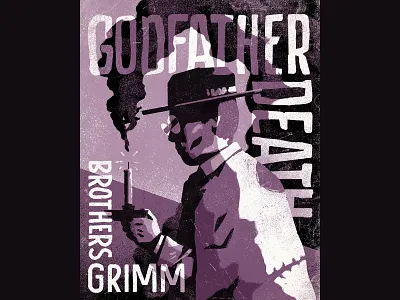 Godfather Death aobe black brothergrimm candle comic darkfantasy fairytale grimm grit illustration light muti photoshop purple tale texture typography wacomgallery