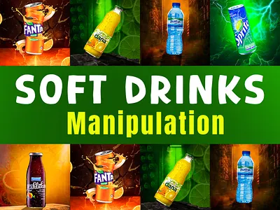 Soft Drinks Manipulation branding design graphic design logo