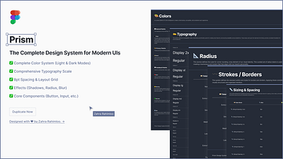 The Complete Design System for Modern UIs (v1.0) Prism graphic design ui