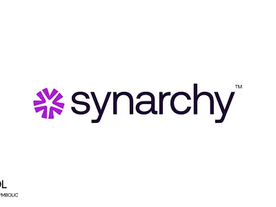 Synarchy brand design branding graphic design logo design purple ui vector web3