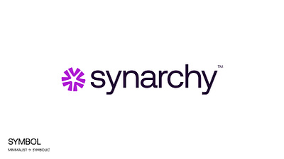 Synarchy brand design branding graphic design logo design purple ui vector web3