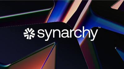 Synarchy - Brand Design 3d branding design graphic design logo uiux