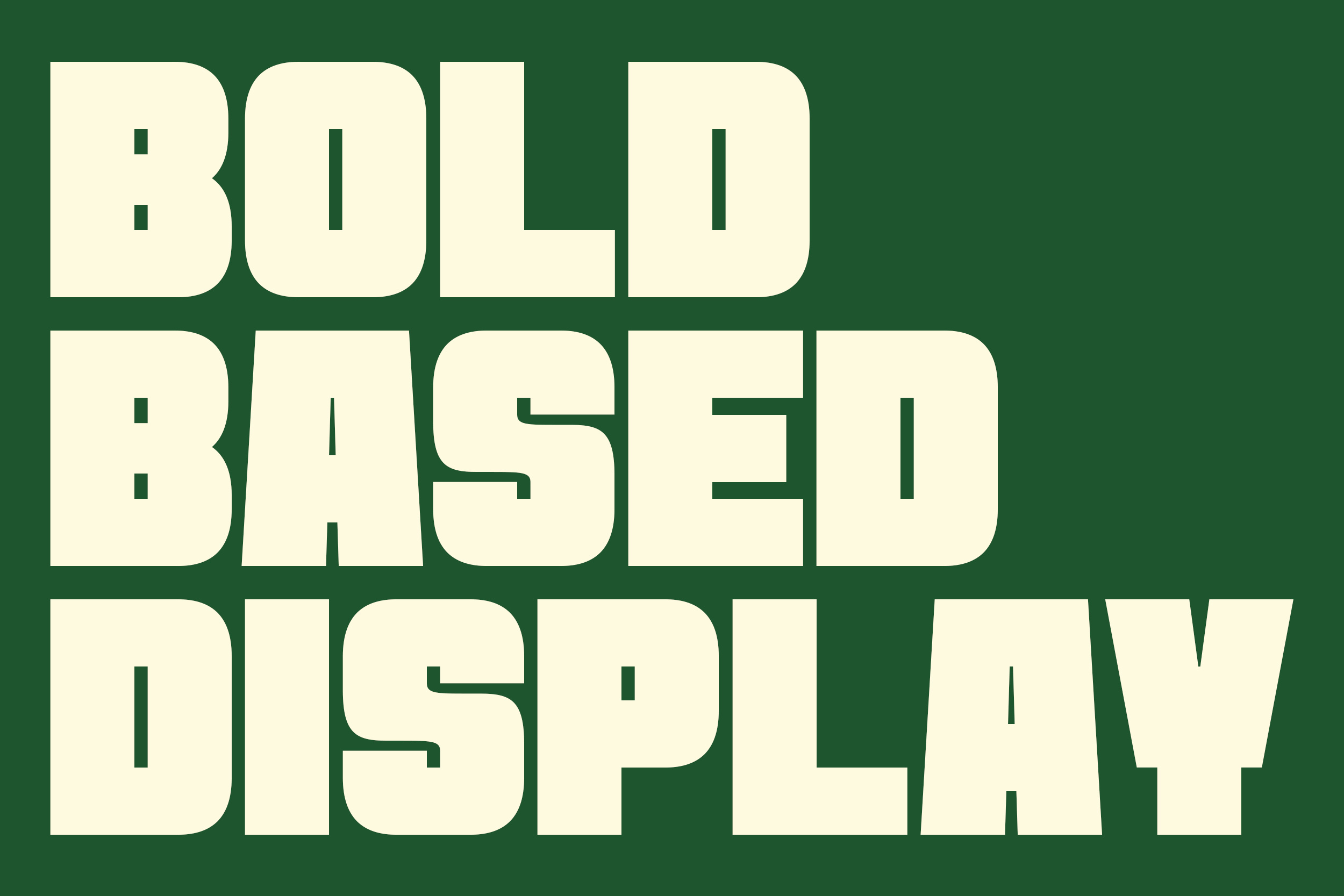 Example of Custom Sans Serif Font Design