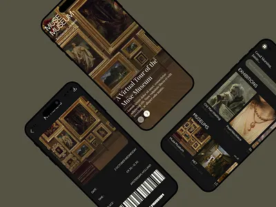 Museum Ticket App figma ui uidesign ux uxdesign