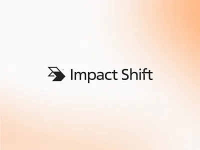IMPACT SHIFT LOGO a logo branding connection design graphic design identity illustration logo logo design logos logotype m logo minimalist startup logo tech ui z logo