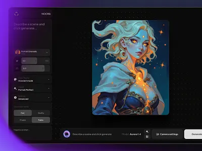 UI KIT FOR AI PRODUCTS ai b2b b2c creative credits dataviz desktop generation image prompt saas service tech template ui vibe vibecode