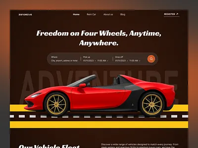 Car Rental Website- Swan Design Agency carlandingpage carrentalwebsite creativedesign dailyui dark darkthemeuidesign interfacedesign landingpage moderndesign rentalwebsite uidesign uidesigners uiinspiration uiux ux uxdesig web website webuidesign