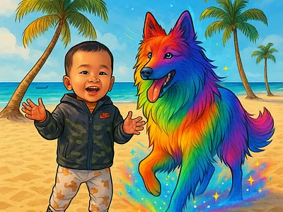 Foto de família personalizada 3d animation arte design grafico familia illustration personalizado retrato ui