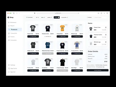 E-commerce Dashboard Ui color ful dashboard e commerce eye catching modern design ui ux website