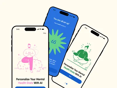 Bewell Onboarding Screens branding design figma graphic design illustration ui uidesign ux ux design uxdesign