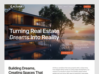 Real Estate Website branding design graphic design illustration logo ui ux web website