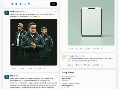 Twitter / X 🤝 Google Plus design ui user experience ux wireframe