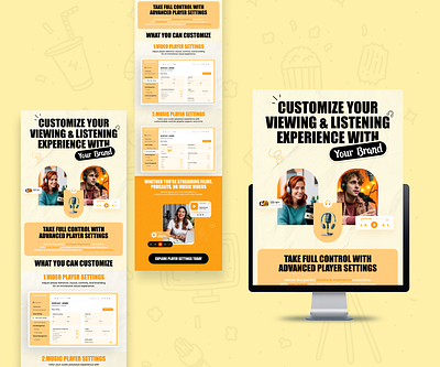 OTT Newsletter UI – Driving Engagement & Retention creativedesign digitaldesign newsletterdesign ottdesign productdesign uidesign