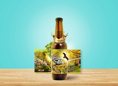 Cerveja Princesa do Alva - Branding, Label & Social Media beer branding graphic design label