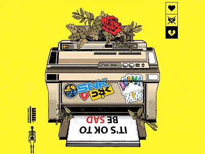 It's ok. つづく book cartoon cd character cover design graphic design illustration music vector y2k