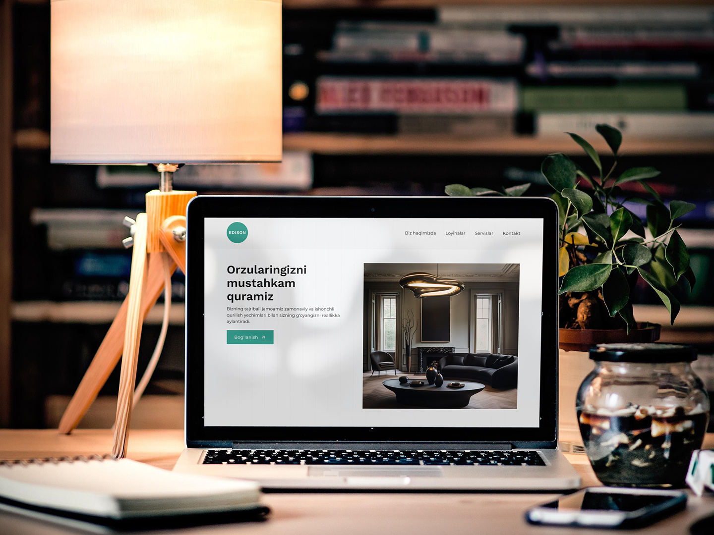 Edison - building company / UI&UX Design figma graphic design ui uiux ux web design website design wireframe