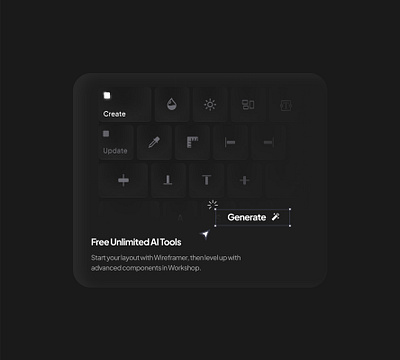 Bento Card — Free Unlimited AI Tools bento bento card bento card design card card design design figma figma design saas saas design saasdesign ui uiux ux uxui