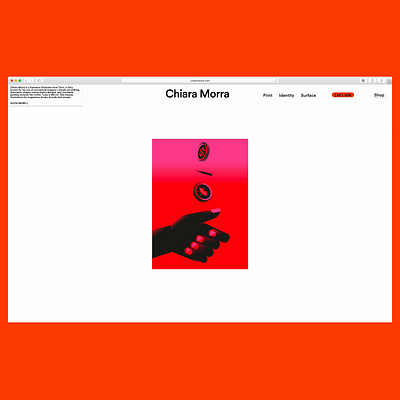 New website! best branding chiara morra circular conceptual design draft dribbble flat illustration illustrator lineto logo minimal new shot site ui vector website