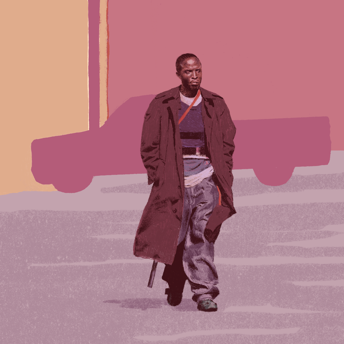omar little hbo illustration omar little portrait pride queer the wire