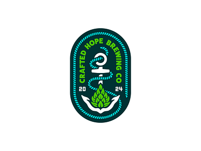 Brand Identity // Crafted Hope Brewing Co branding design graphic design logo vector