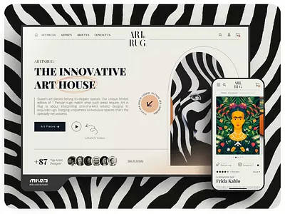 Luxury Rug Website UI Design iraniandesigner minimalism mobiledesign onlineshop rugdesign ui ui design ui designer uiux webdesign webpage zebra design تجارت الکترونیک دیزاین طراحی اپلیکیشن طراحی رابط کاربری فرش یوآی یوایکس