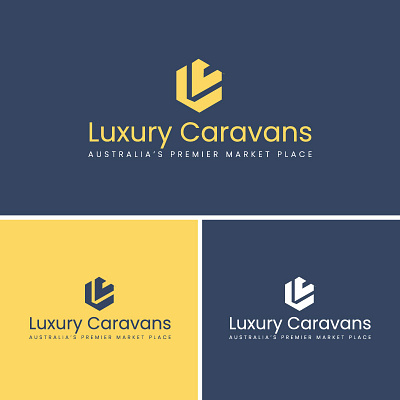 Luxury Caravans 3d branding graphic design logo motion graphics ui