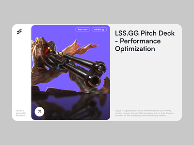 LSS.GG Pitch Deck: Gaming Performance Booster esports gameindustry gamers gaming leagueoflegends lol mmo moba onlinegaming pitch deck ui website