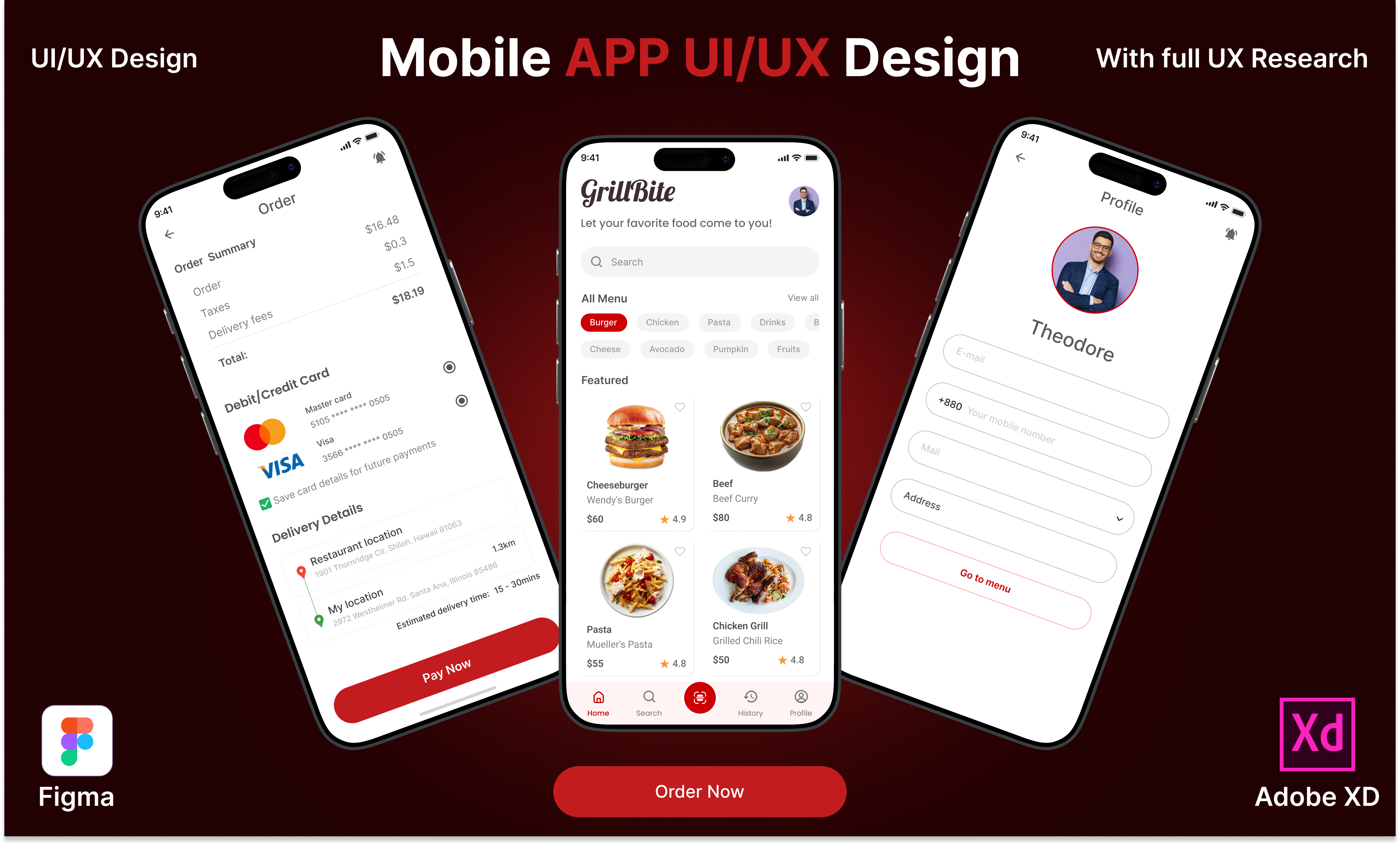 Example of Mobile App UI/UX Design