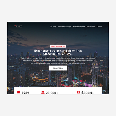 Real Estate Investment design ui ux web website