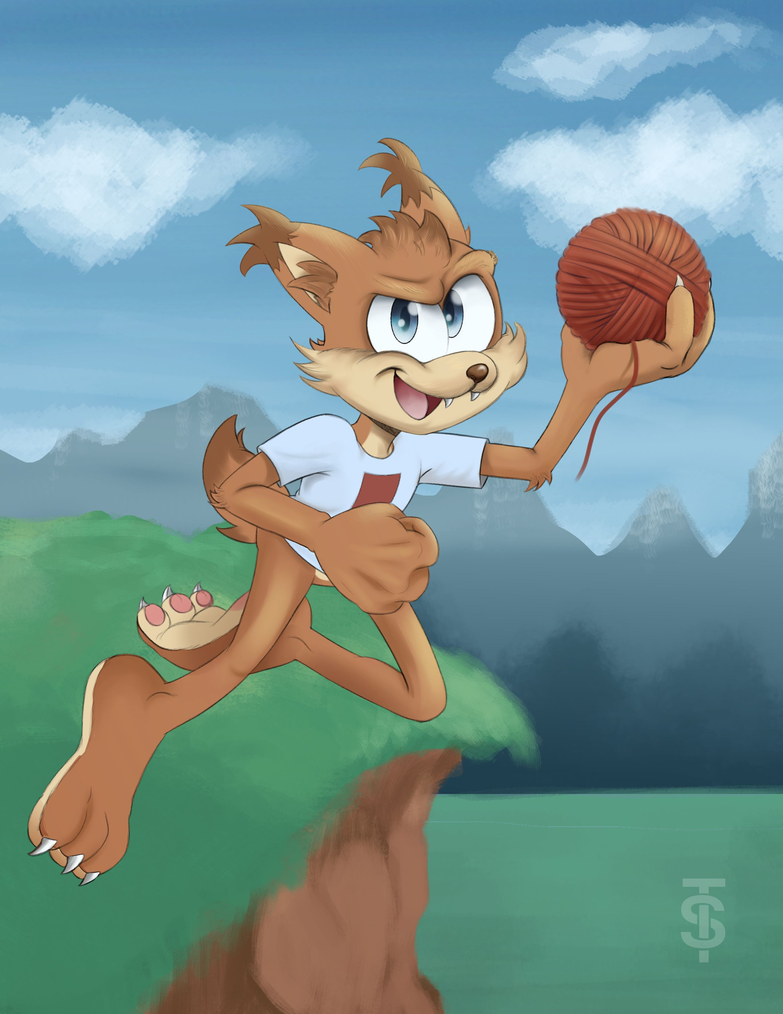 Bubsy Bobcat's Return animals art cartoon cat character design illustration mascot