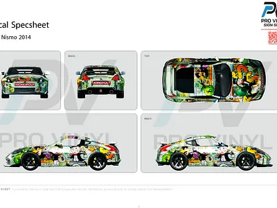 Client Mock Up for Full Vinyl Wrap and Design