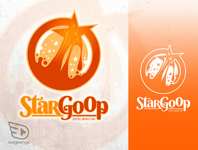 Logo concepts branding chipdavid design dogwings goop graphic design logo star vector