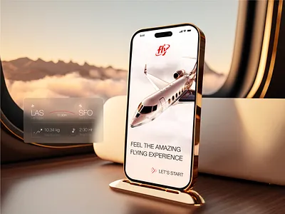 Concept Design for Private Jet agency branding design design agency graphic design illustration logo ui ux vector