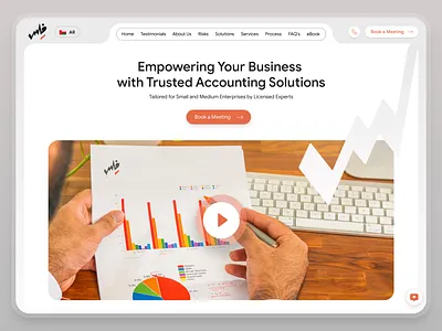Fils Landing Page account landing page accounting branding clean ui design illustration minimal modern design product design ui ux visual design