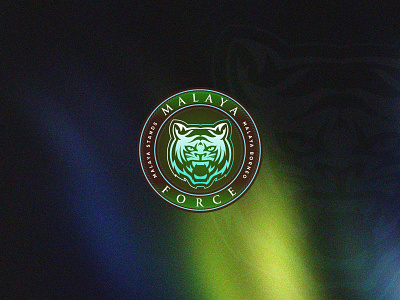 Badge Style Emblem Logo With A Strong, Fierce Animal Mascot badge circular logo emblem logo green logo logo design mascot military sports logo tiger logo