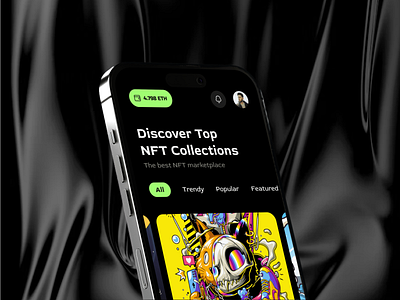 NFT Marketplace Mobile application app app design crypto crypto art ios marketplace mobile app nft nft art nft marketplace nfts