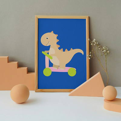 Wall art for kids design graphic design illustration poster vector