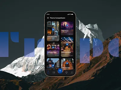 Video Competition App app design ui videocompetition