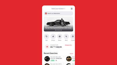 Webmotors App app mobile redesign