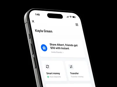 Albert profile settings alerts app cards product profile settings ui ux widgets