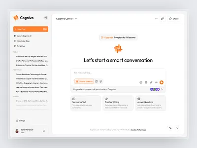 AI Chat Bot Website ai ai chat answer questions artificial intelligence chat bot dashboard design gpt prompt technology template ui ui kit ux web app website