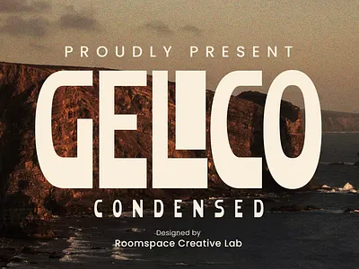 Gelico – Bold Condensed Display Font billboard bold branding condensed display graphic design guidlines illustration logo font magazine strong typography vintage
