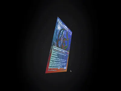 Iridescence feature of ThreeJS 3d card creativedev hackoftheday interactive iridescence r3f threejs webgl