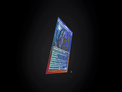 Iridescence feature of ThreeJS 3d card creativedev hackoftheday interactive iridescence r3f threejs webgl
